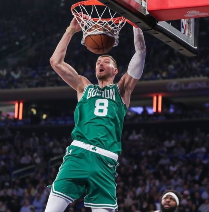 Kristaps Porzingis scores 30 Points against New York Knicks, the most in a Boston Celtics debut