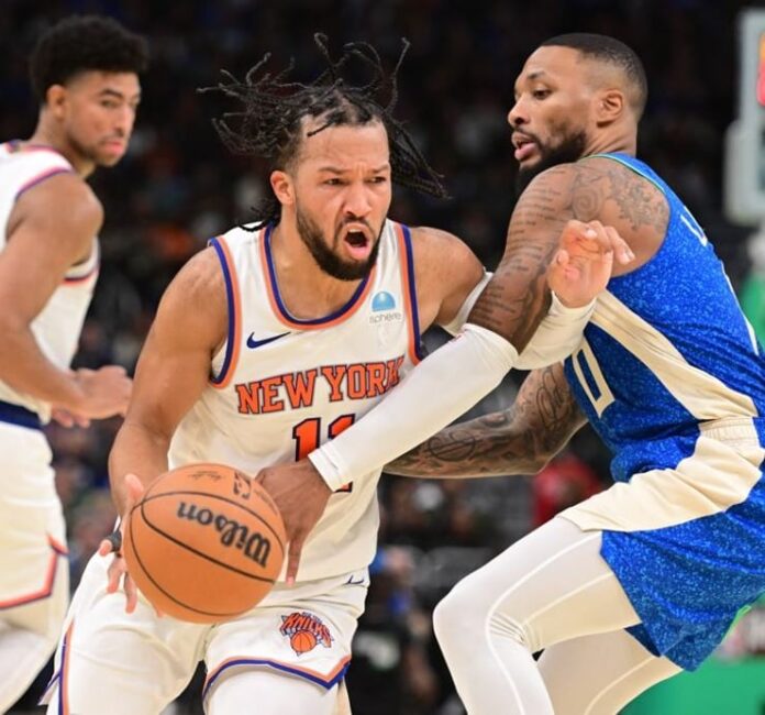 Jalen Brunson has 5 career 40-point games with New York Knicks, tying Walt Frazier and Stephon Marbury