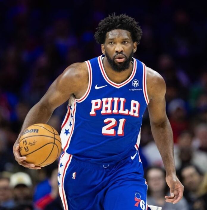 Philadelphia 76ers Joel Embiid 4th NBA player to average at least 35-10-5 over a 25-game span