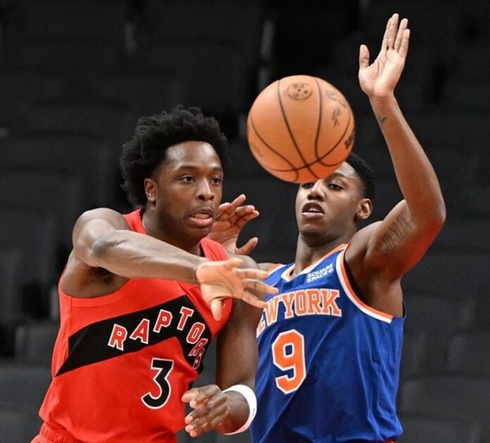 Toronto Raptors trade OG Anunoby to New York Knicks for RJ Barrett, Immanual Quickley, and a 2024 2nd-round draft pick