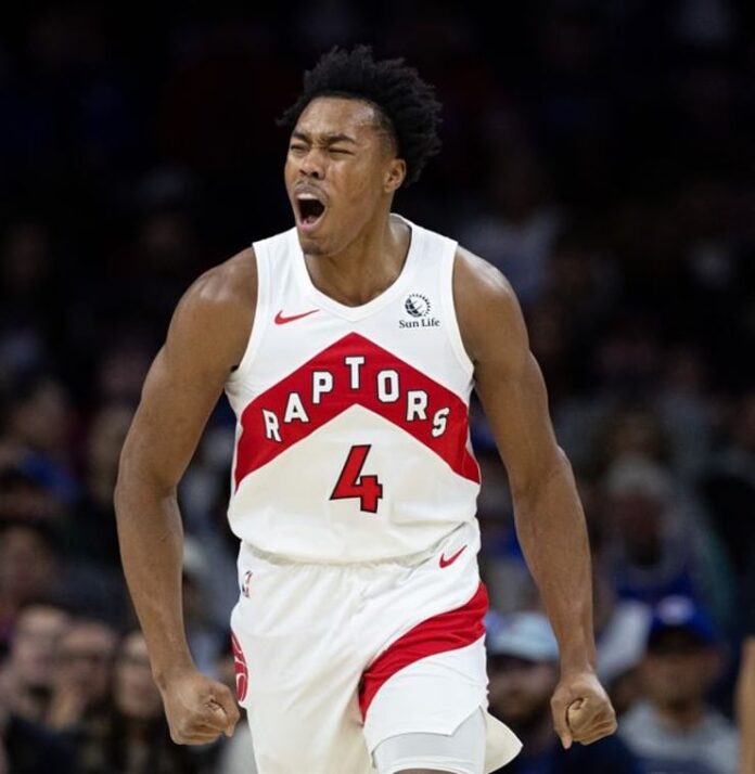Scottie Barnes becomes 2nd-youngest Toronto Raptors behind Chris Bosh to reach 3,000 career points