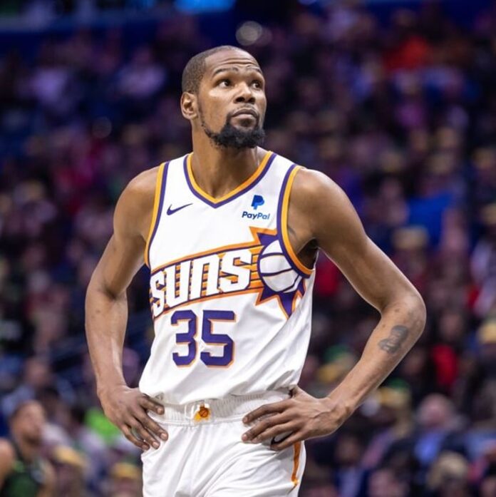 Phoenix Suns Kevin Durant scored 40 points on 0 free throws for first time in NBA career