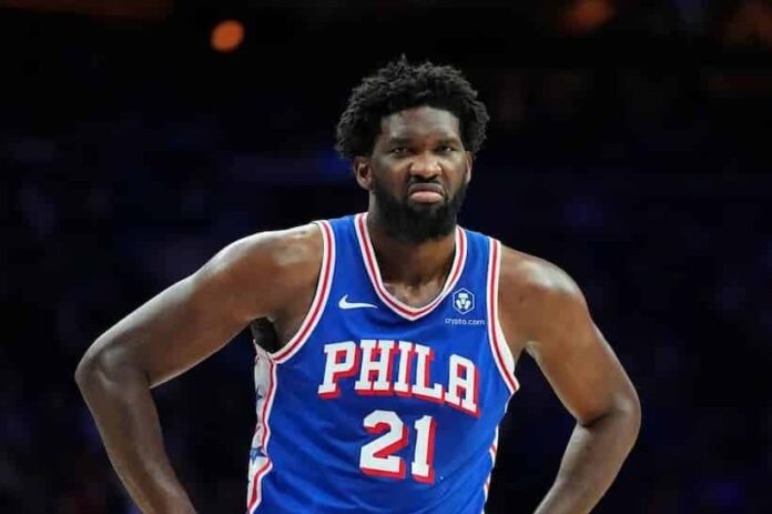 Joel Embiid 76ers pic